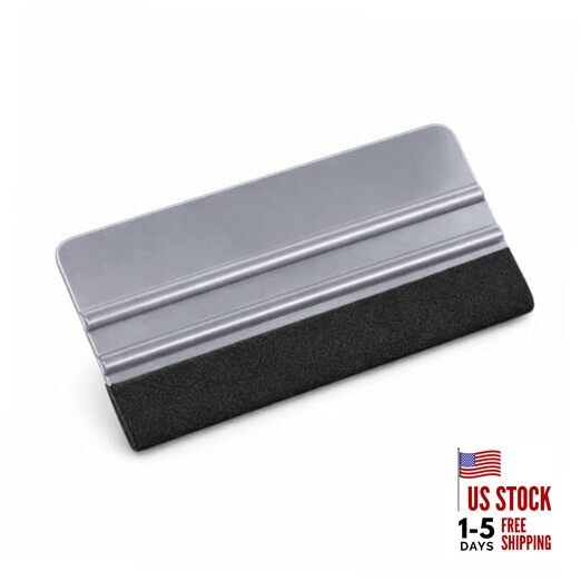 Grey Window Felt Squeegee Tool, 6 Inch Squeegee for Vinyl Tint Scraper