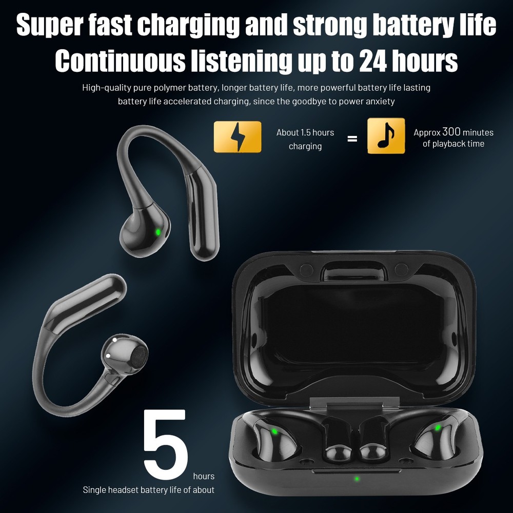 New Wireless Earbuds with AI Assistant & Speech to Text for iPhone 144 Languages