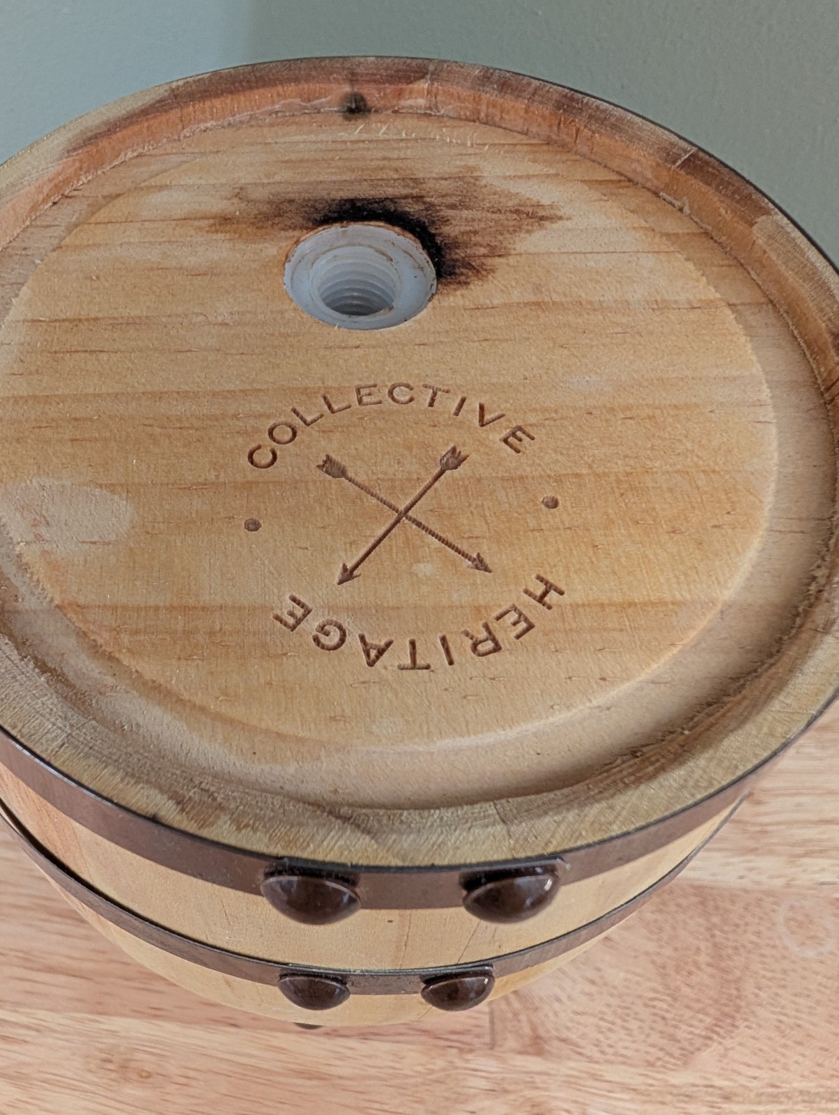 Heritage Collective-Mini Aging Barrel-Wooden Keg Whiskey Dispenser (No Tap)