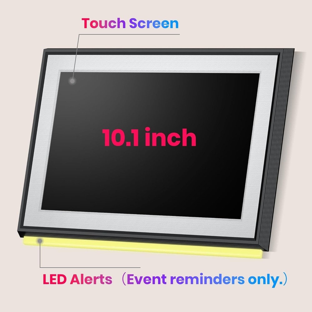 10.1" , Smart Touchscreen Interactive Display, Electronic Organizer for Month...