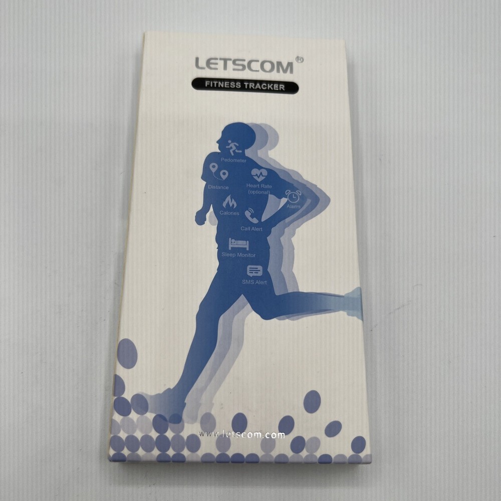 Letscom Smart Watch Tracker HR Activity Watch Blue