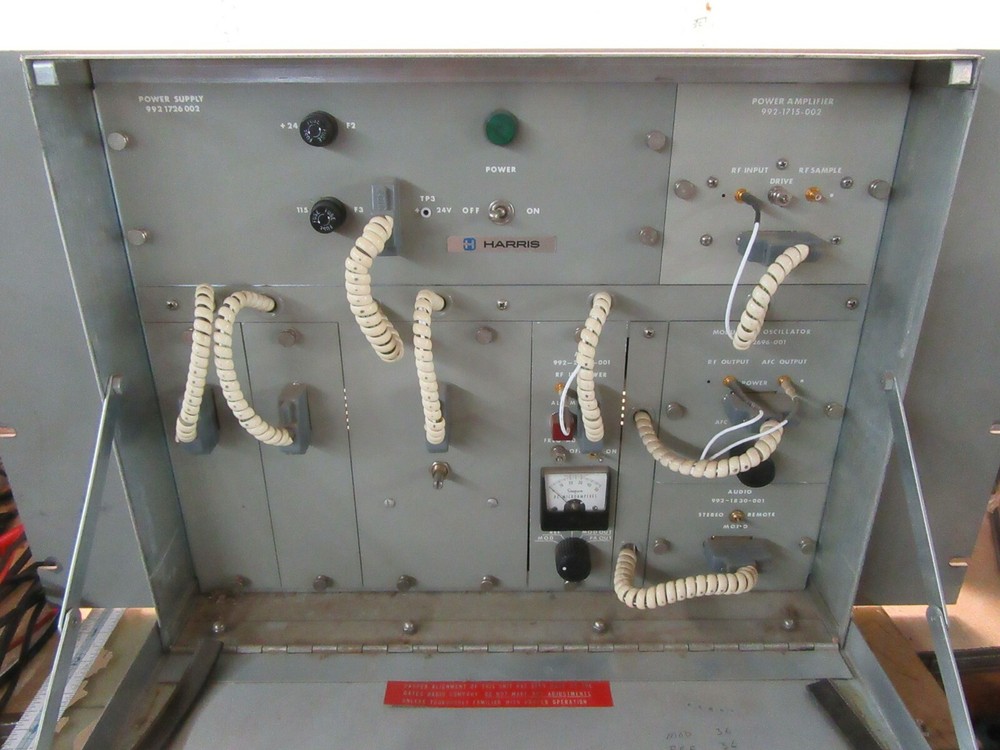 vintage harris te-3 solid statesman fm radio exciter [4*Z-16]