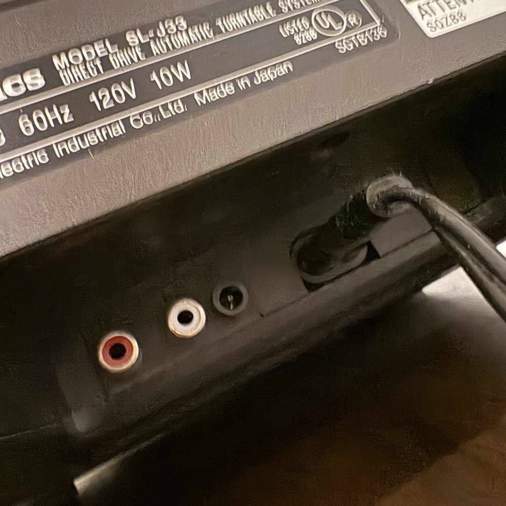 Technics SL-J33 Quartz Direct Drive Automatic Turntable Tested Working