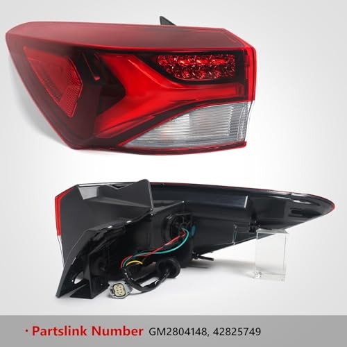 Left LED Tail Light Fit for Chevy Trailblazer ACTIV/RS LH(Driver Side) Outer