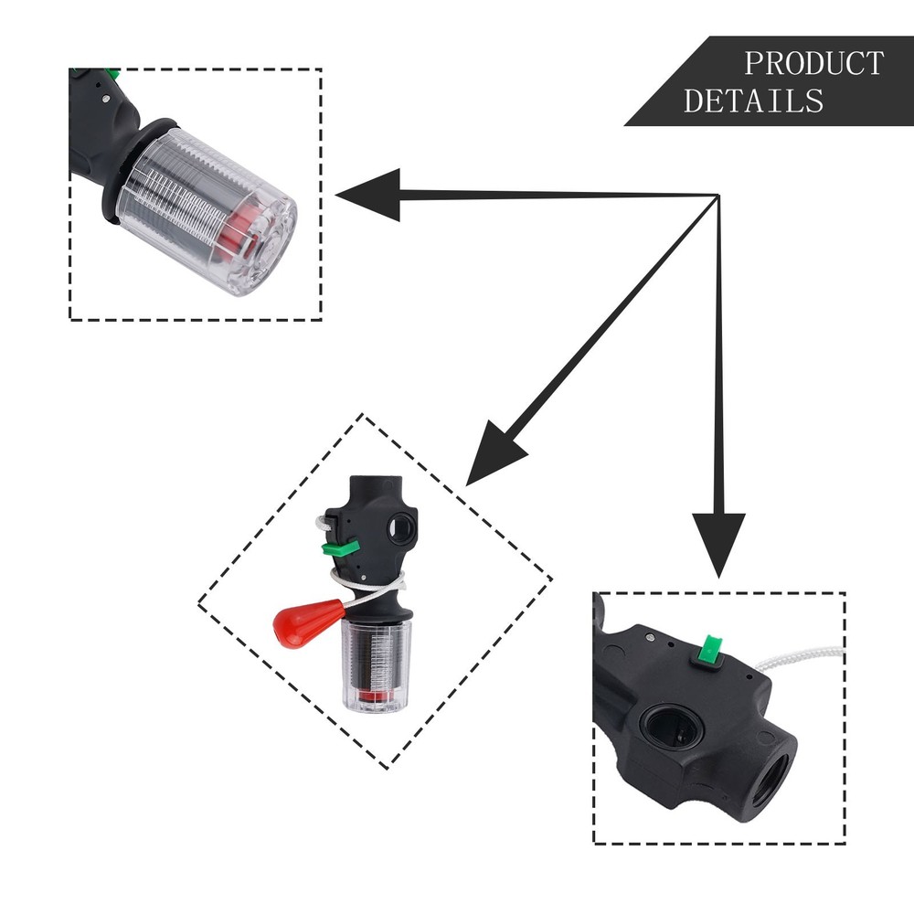 New Automatic Inflation Inflation Black Fine Workmanship Light Texture