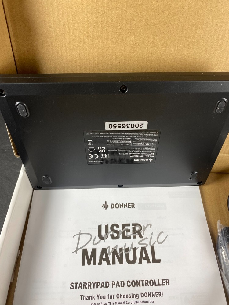 Donner MIDI Beat Maker, 16 Pads, 2 Faders, Music Software, USB MIDI Controller