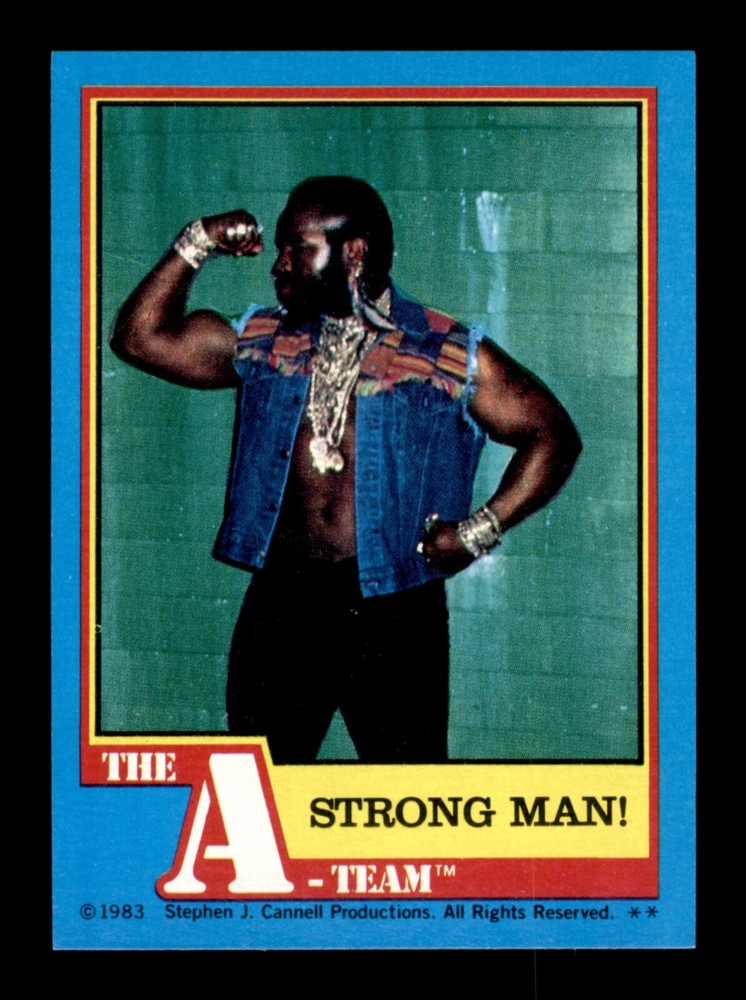 1983 TOPPS A-TEAM BASE SET & STICKERS / SEE DROP DOWN MENU