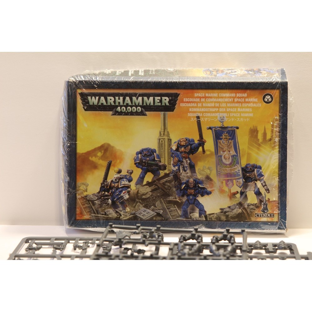 Warhammer 40K Space Marines Command Squad First Born "48-17" .Open Box (A1)