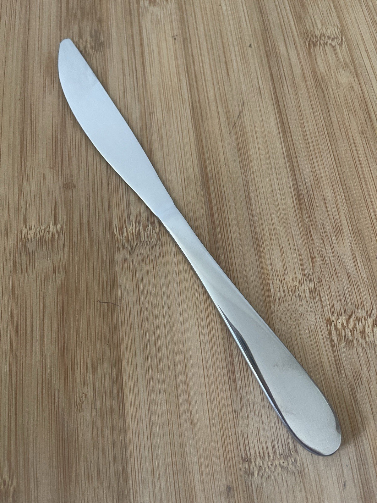 Cambridge Stainless HALEDON MIRROR Round Tip SERRATED DINNER KNIFE 9” NEW