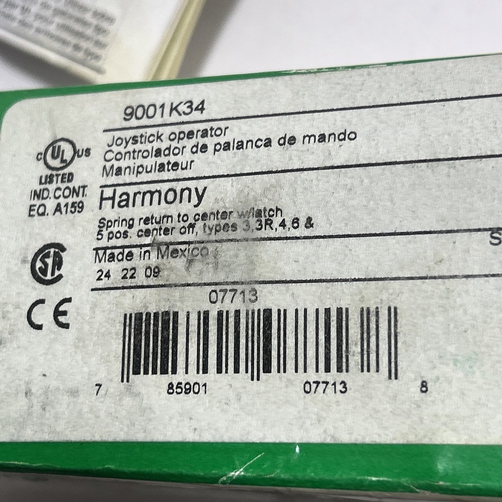 Schneider Electric 9001K34 Joystick Operator Controller 5 Position NOS￼