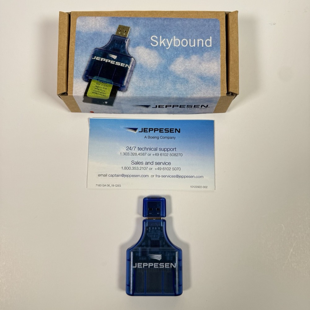 Jeppesen Skybound G2 USB Adapter CUG10561 Aviation Data Reader Open Box
