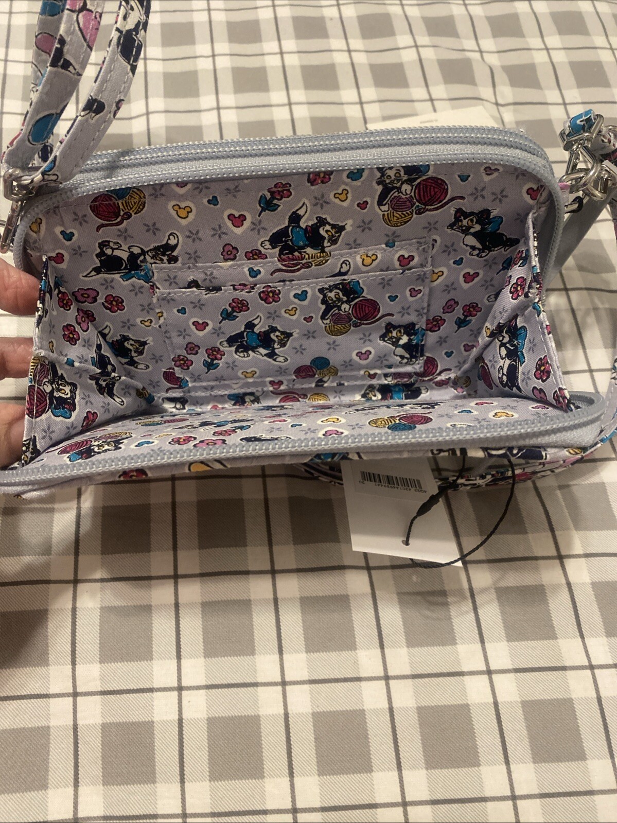 Vera Bradley Disney Mickey Mouse & Friends Piccadilly Paisley Crossbody New