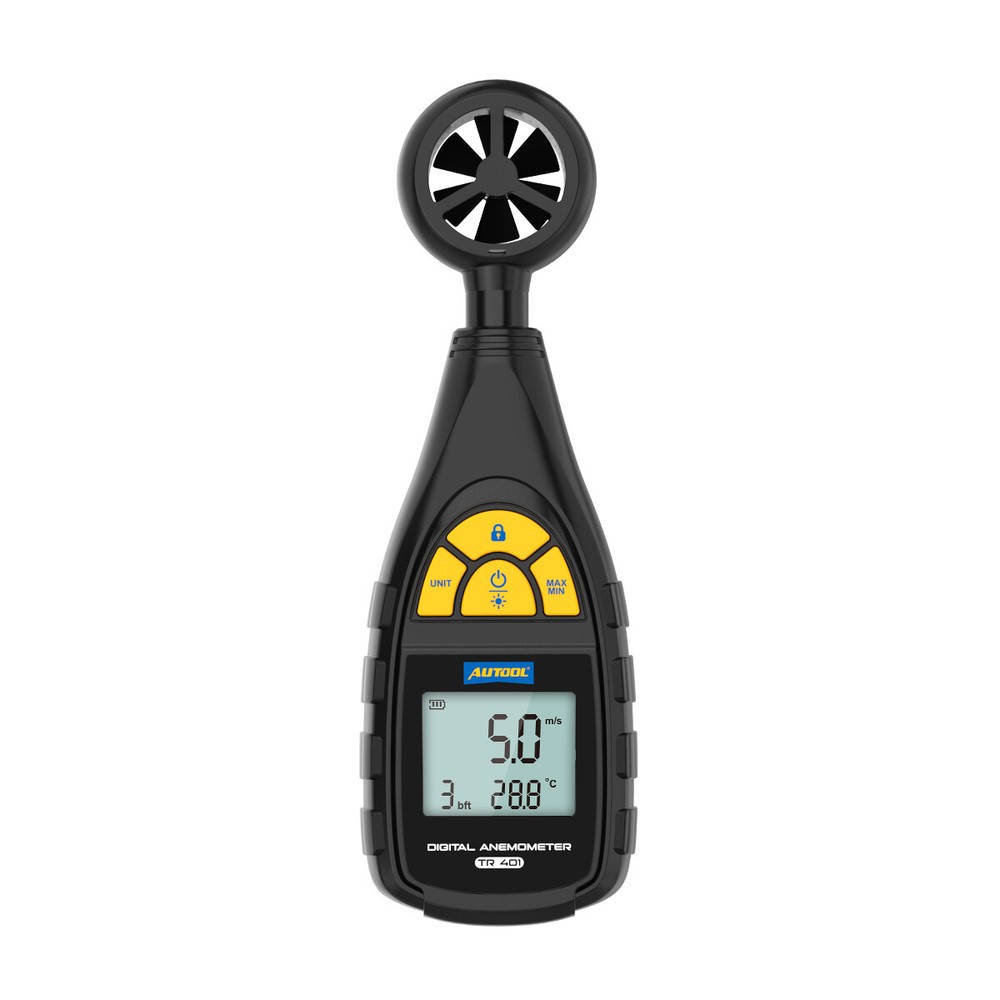 Digital Anemometer Wind Speed Meter 0~30m/s Test Wind BFT Wind Chill Temperature