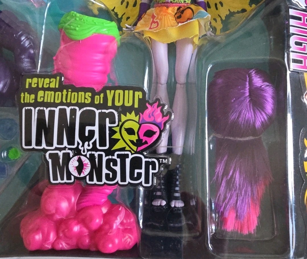 Monster High Inner Monster 3 Pack Shivering Sad Eek Excited Hauntingly Happy NIB