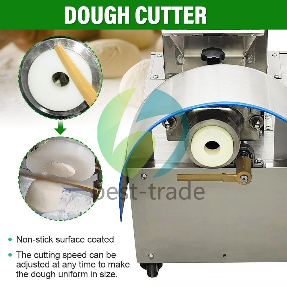 Automatic Bread Dough Divider Custom Shapes & Weights Electric Dough Cutter 110V