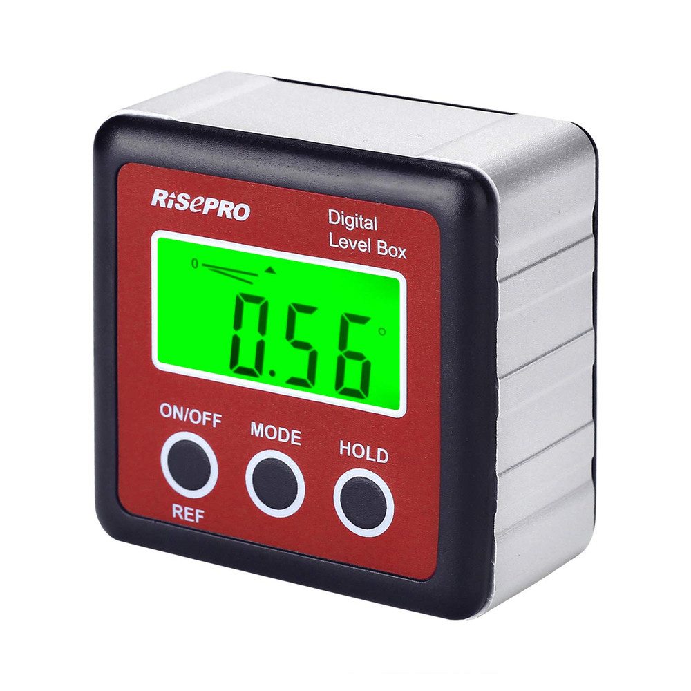 Digital Level Box Angle Gauge Protractor Inclinometer Bevel Box with Magnet Base