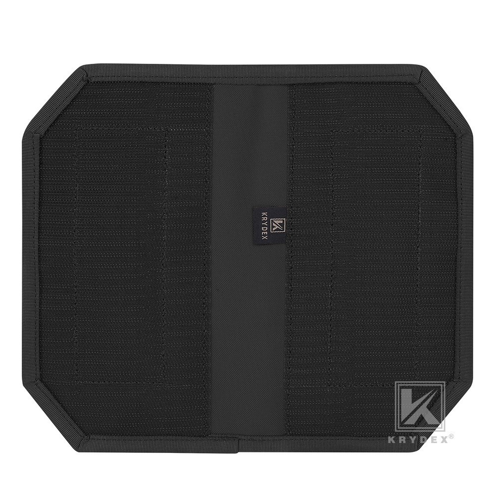 KRYDEX Tactical Organizer Panel Hook Backed Admin EDC Holder Lightweight Black