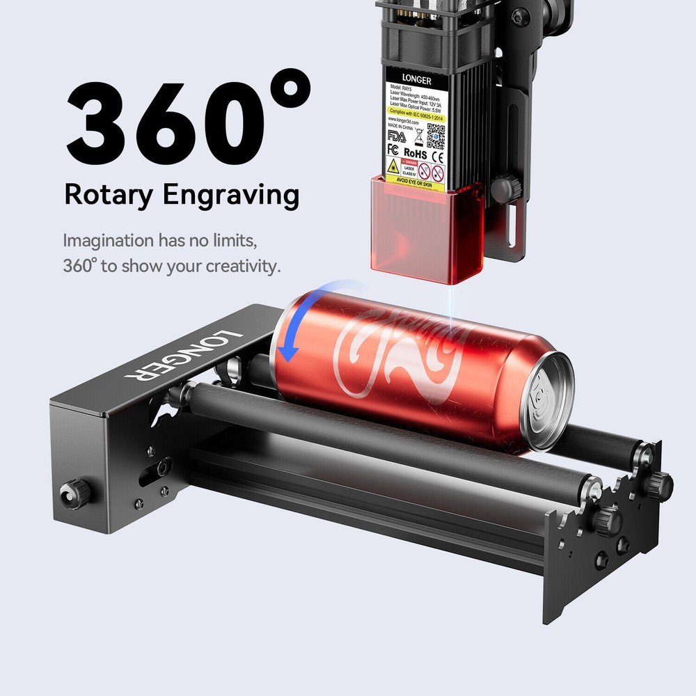 Engraving Machine Rotary Roller & Engraving Machine Rotary Roller Upgrade Kit US