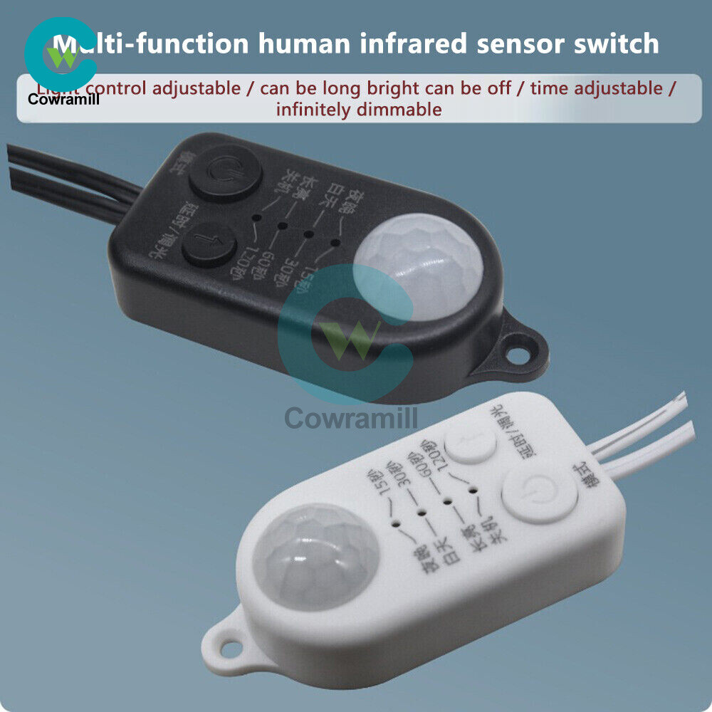 DC5V-24V 5A PIR Infrared Motion Sensor 120° Detection Light Control Switch -.