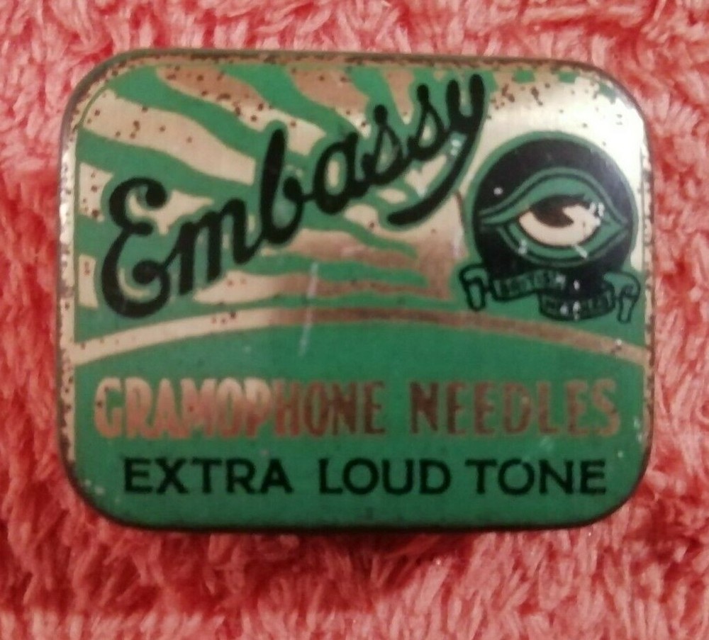 PG 423 GRAMOPHONE NEEDLES EMBASSY BOX GRAMOPHONE DOTS