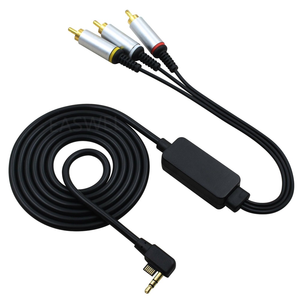 AV TV Video Adapter Component Cable for PSP 2000 3000 RCA Composite AV Cable