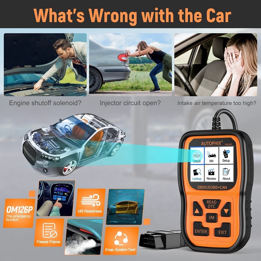 Professional OBD2 Diagnostic Device Car Scanner Check Engine Light Code Reader