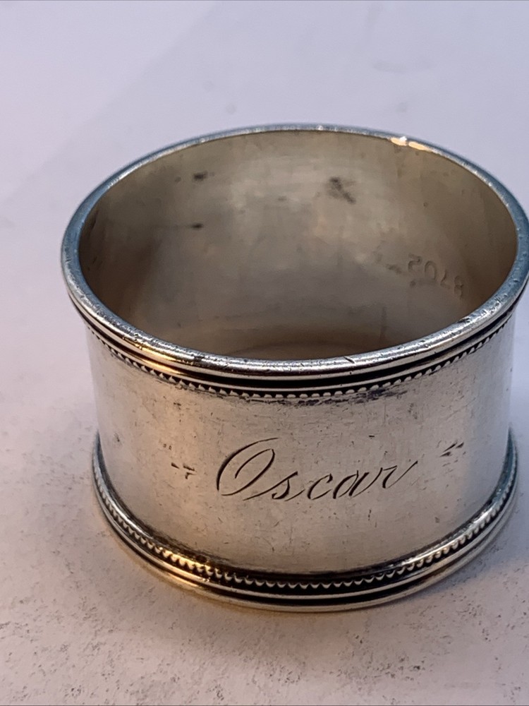 Vintage Sterling Silver Napkin Ring