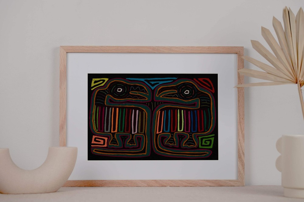 Classic Rainbow Colors Buzzard Bird Mola