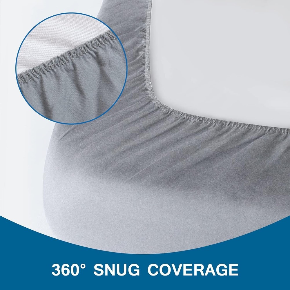 Bunk Bed Cot Sheet 31" x 75" - Stretchable Microfiber & Deep Pocket Design
