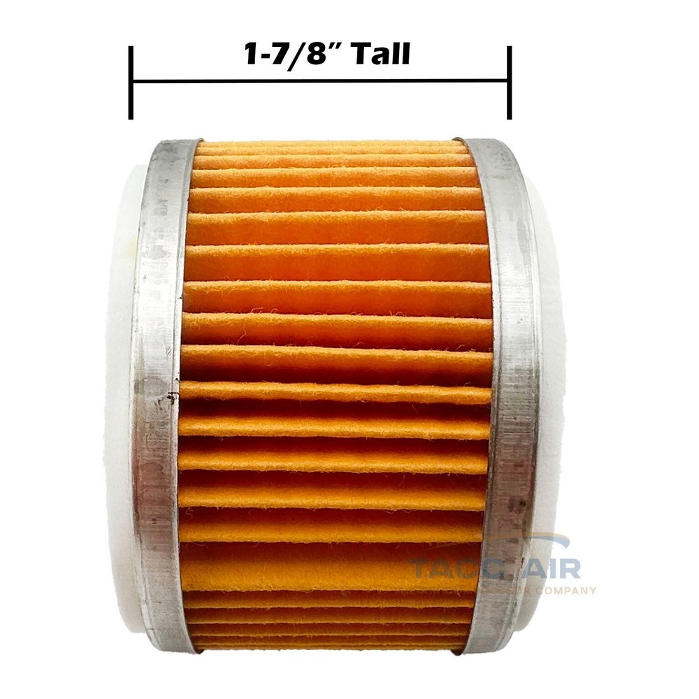 4 Pack Puma Air Compressor Replacement Intake Paper Filter Elements 1-7/8 2-1/2