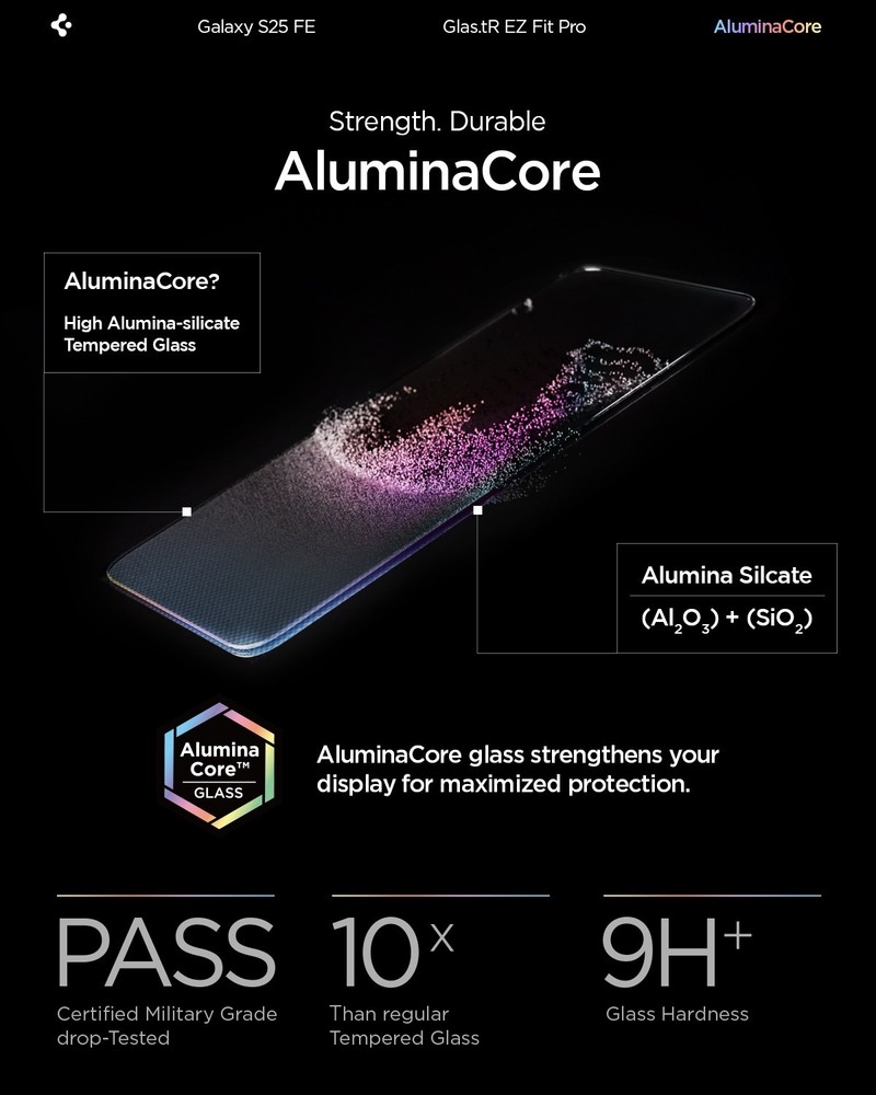 For Galaxy S25 FE | Spigen Glas.tR EZ Fit Pro Screen Protector