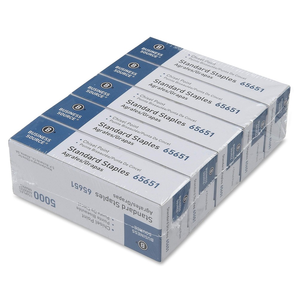Chisel Point Standard Staples, 5/Pack 65651