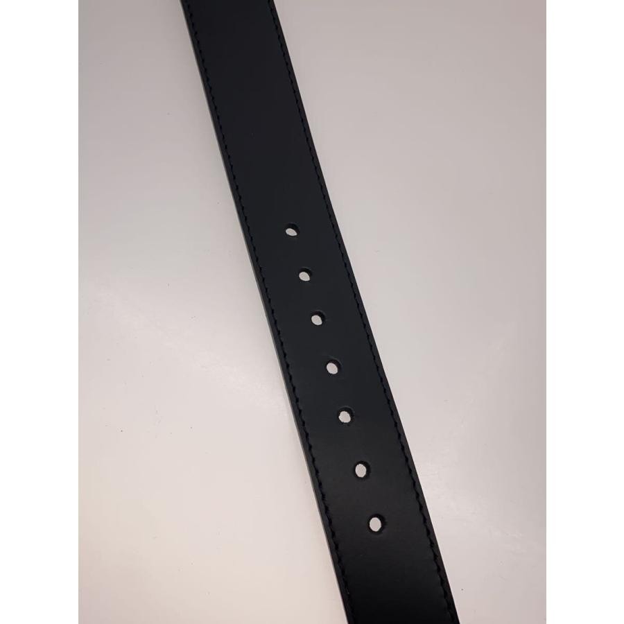 MINUS Leather Belt, Black (Plain)
