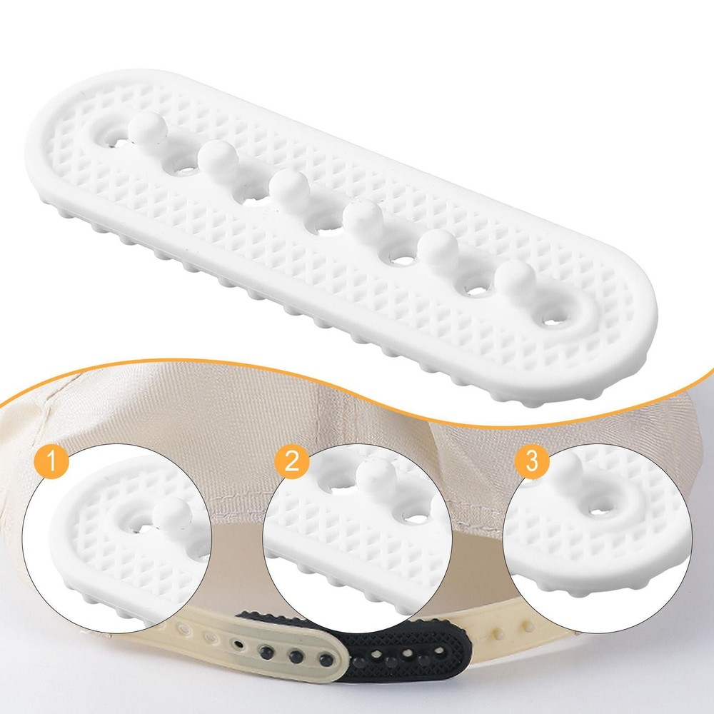 Hat Size Extenders Replacement with 7 Holes Adjustment Snap Extension