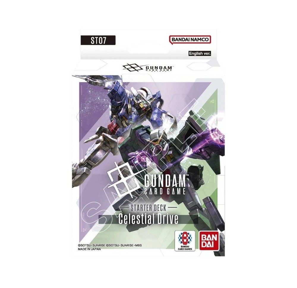 Gundam Card Game Starter Deck ST07 Celestial Drive Brand New