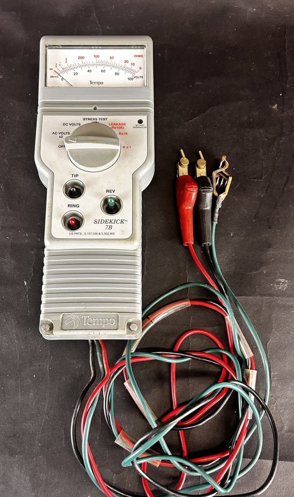 Tempo Sidekick 7B with Case & Owner’s Operating Course Manual