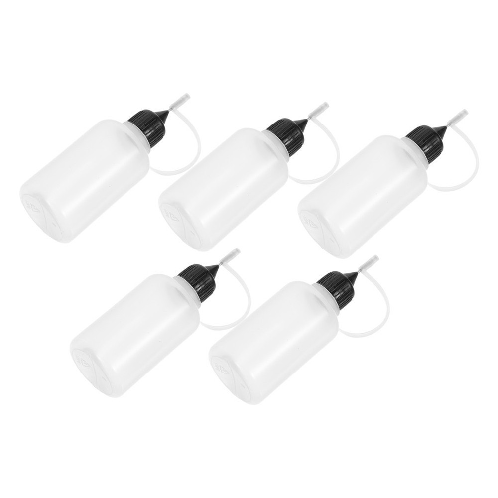 5 Pcs Dispensing and Bottling Fine Needle Tip Squeeze Bottle Applicator
