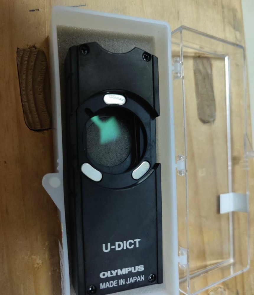 Olympus U-DICT microscope prism module Differential interference DIC