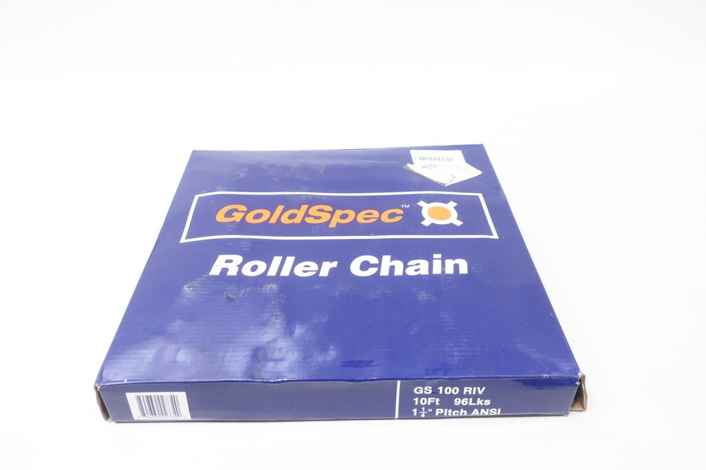 Goldspec GS 100 RIV Roller Chain 10ft