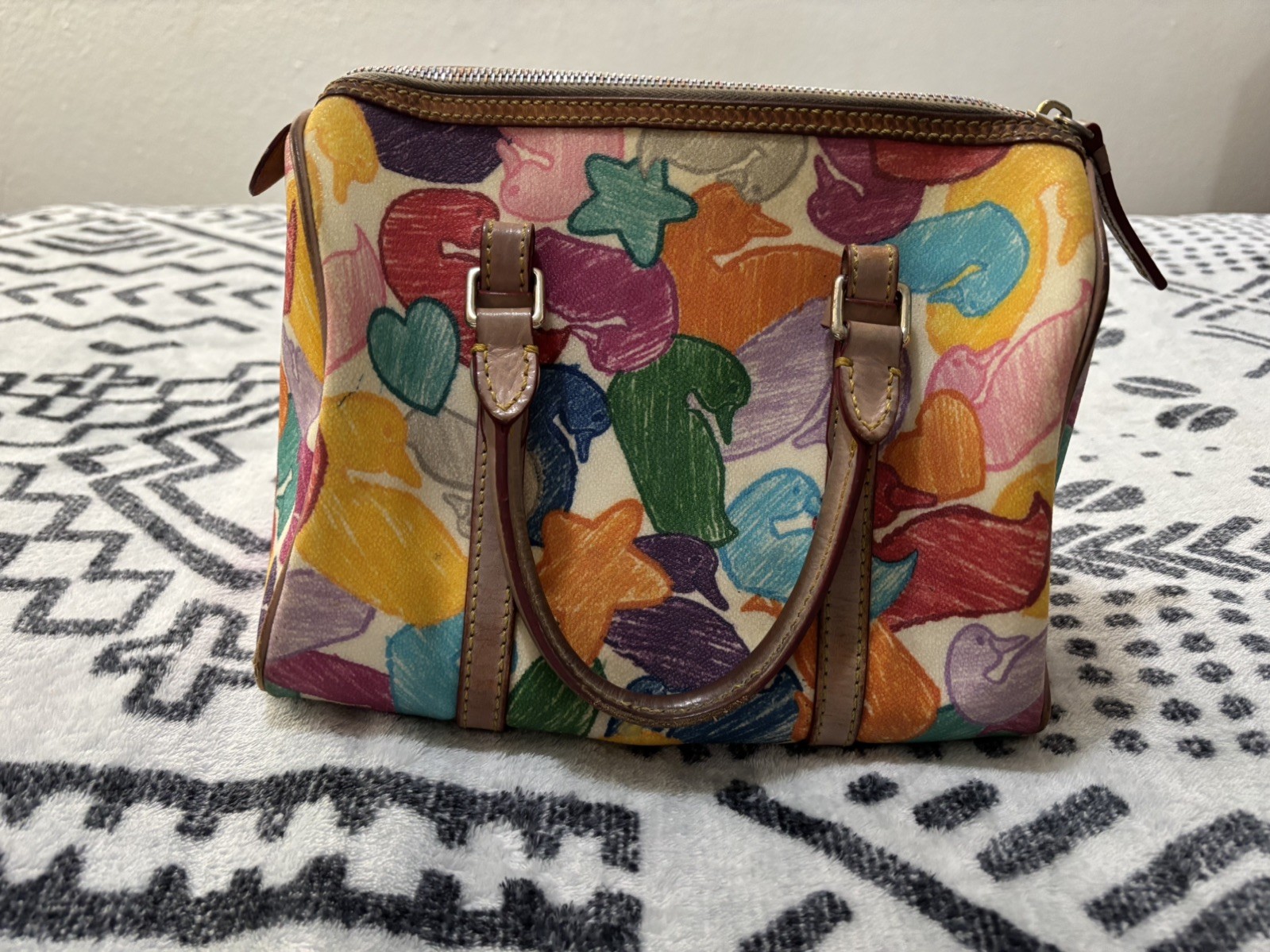 Dooney Bourke Wonder Duck Satchel please see all pics