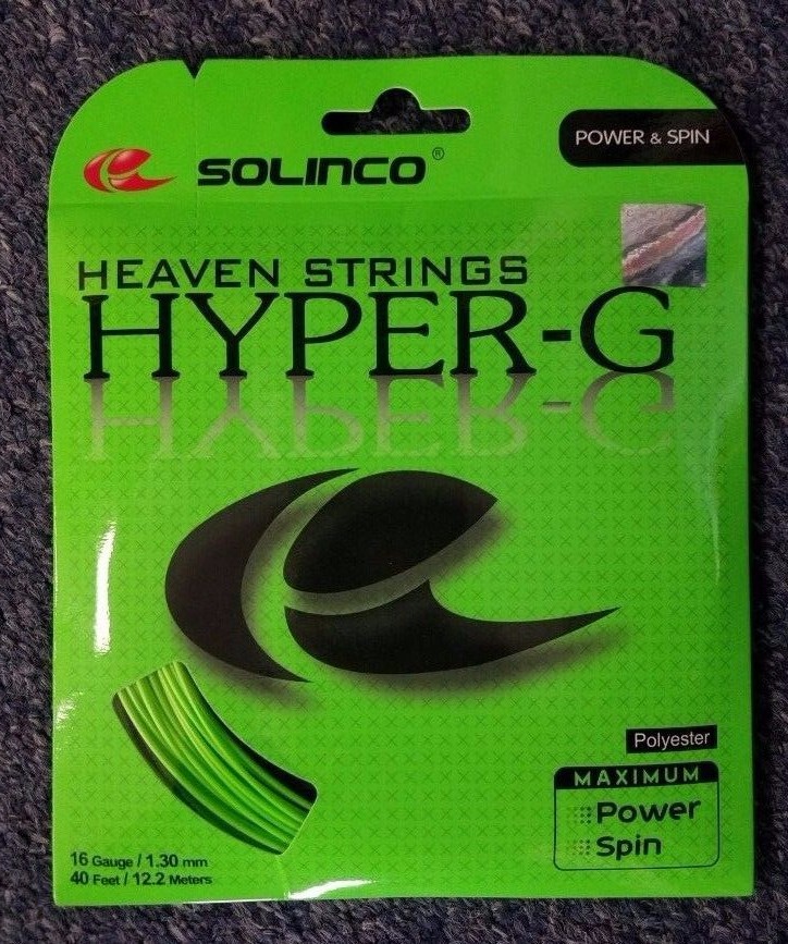Solinco Hyper G Hyper-G 16 Gauge 1.30mm Tennis String NEW