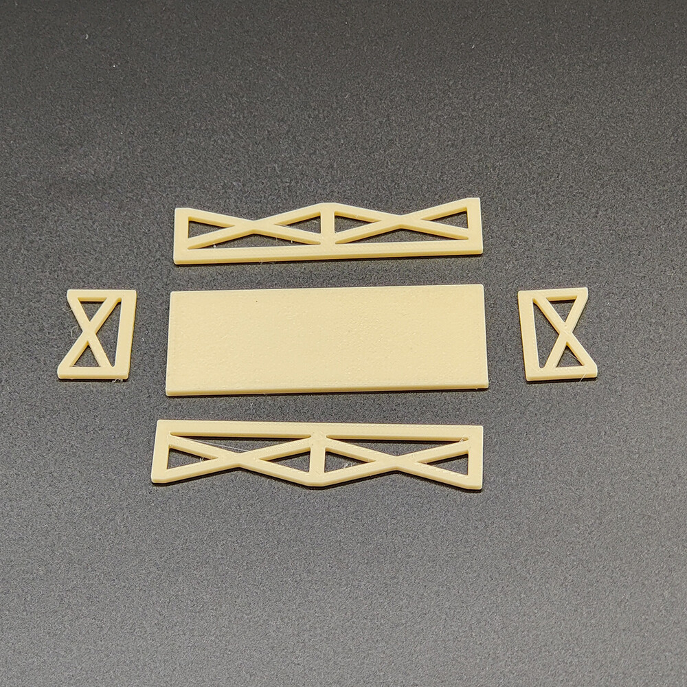O 0 Scale Loading Platform 3D Printed