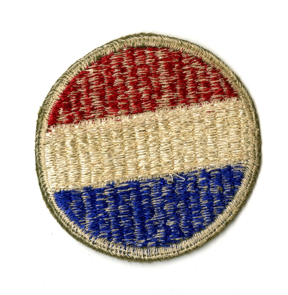 Army Ground Forces White Back Patch WWII Original