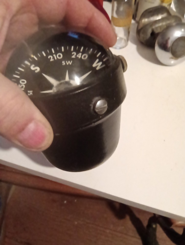 Vintage Aqua Meter Nautical Compass