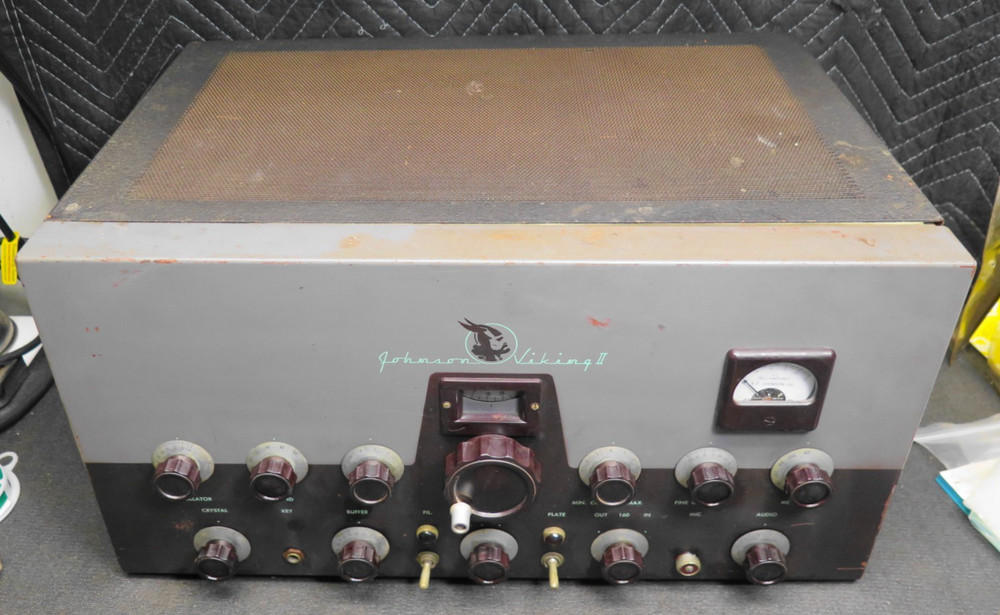 Johnson Viking II - Tube Ham Radio Transmitter - Copper Plated Interior