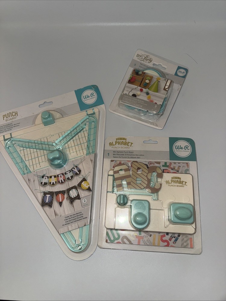 We R Memory Keepers Banner, Alphabet, Pom Pom Maker Bundle All New