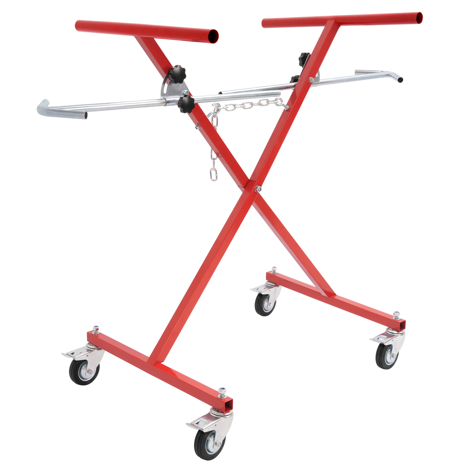 Adjustable Bumper Panel Stand Rack Holder Spraying Painting Repair W/Casters