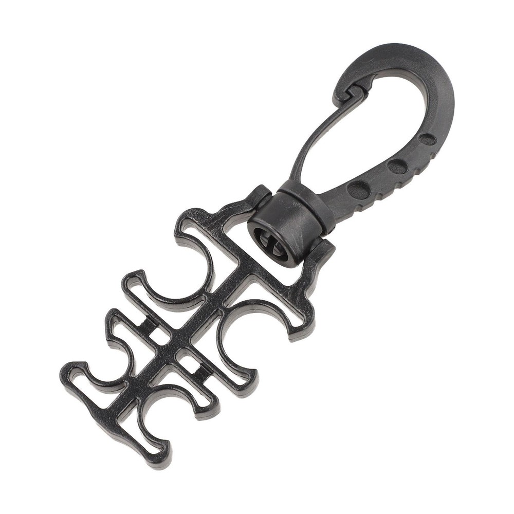 Scuba Hose Holder Clip for Second Stage For BCD Regulator Quick-Release 4-Hole
