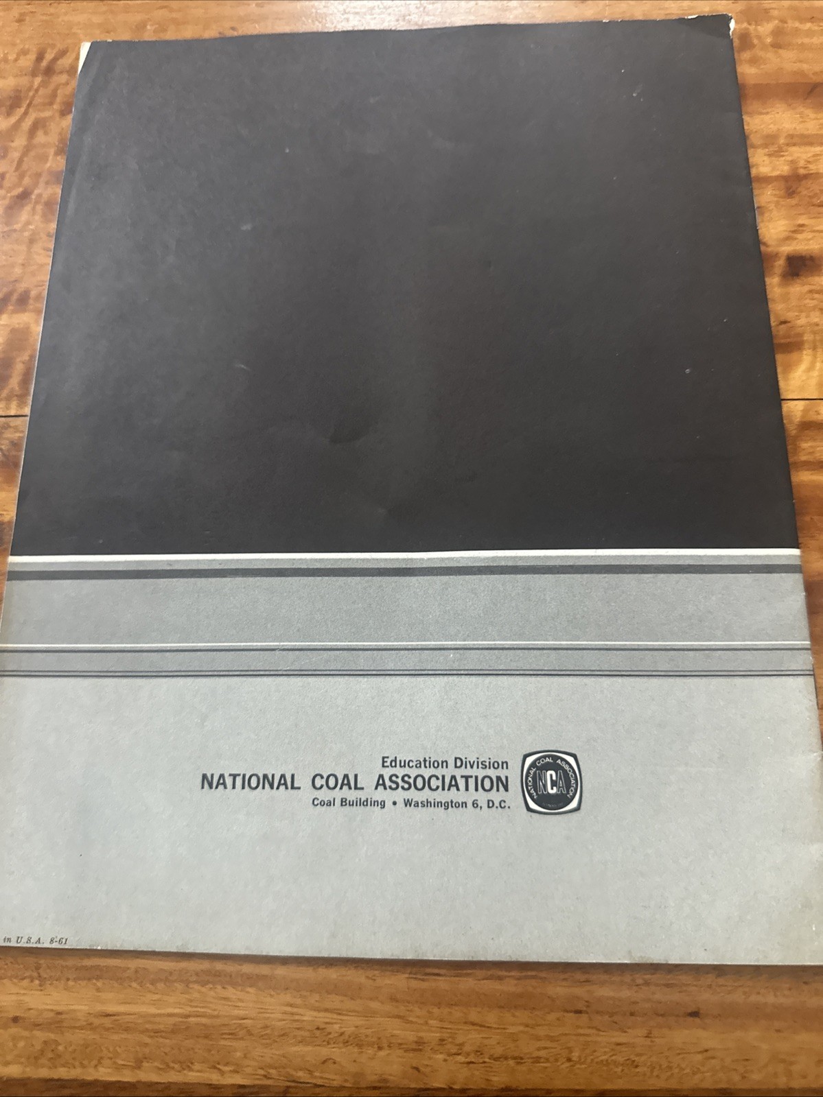 CLASS REPORT COAL by National Coal Association USA Vintage