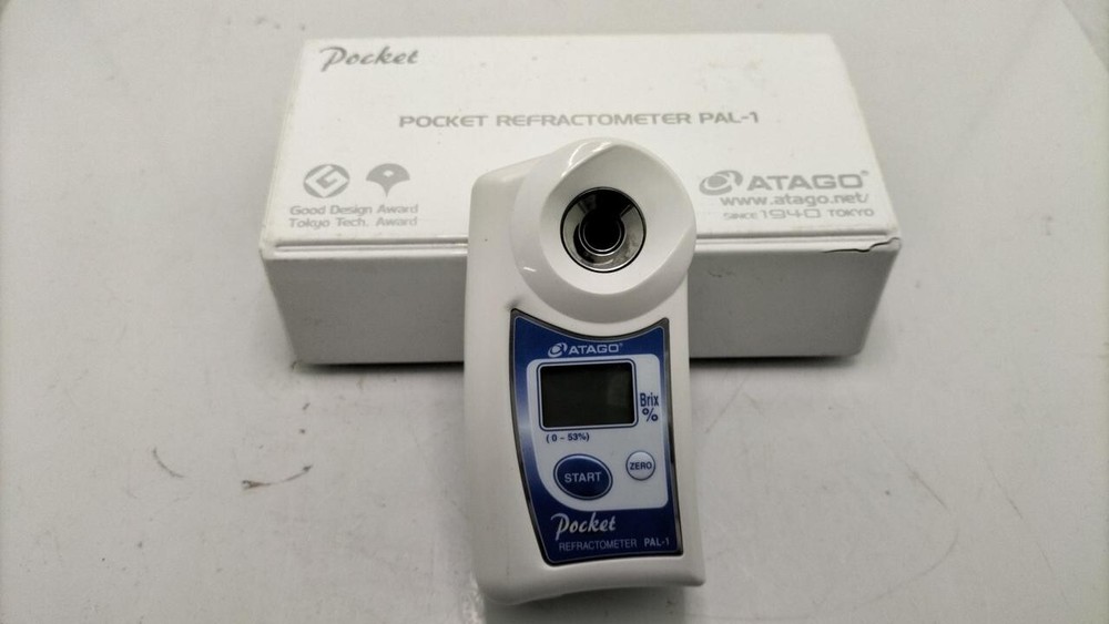USED ATAGO PAL-1 "Pocket" Refractometer 0-53% Brix Range from Japan